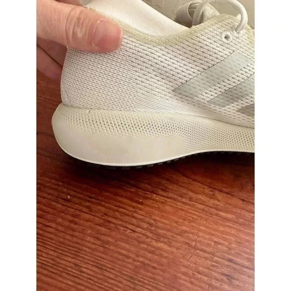 Adidas White Mesh Bounce Running Shoes Women’s 9 Lightweight Athletic DSV 20M002 - Picture 6 of 13